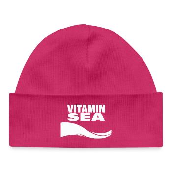 Vitamin Sea - Baby Organic Beanie - hot pink - Front