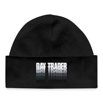 Day Trader Stock Market Stock Market Trader - Baby Organic Beanie - black - Front