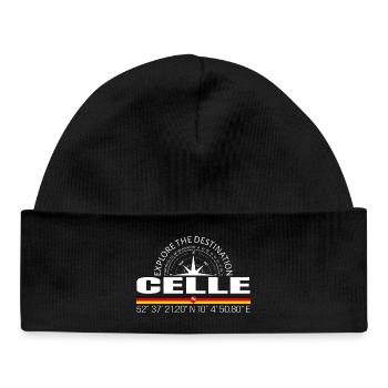 Celle - Bonnet bébé bio - noir - Devant
