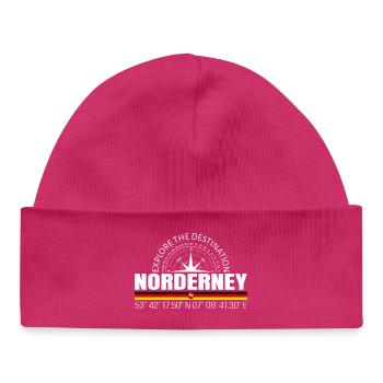 Norderney - Baby Organic Beanie - hot pink - Front