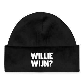 Willie Wijn? - Niederlande - Netherlands Nederland - Baby Organic Mütze - Schwarz - Vorne