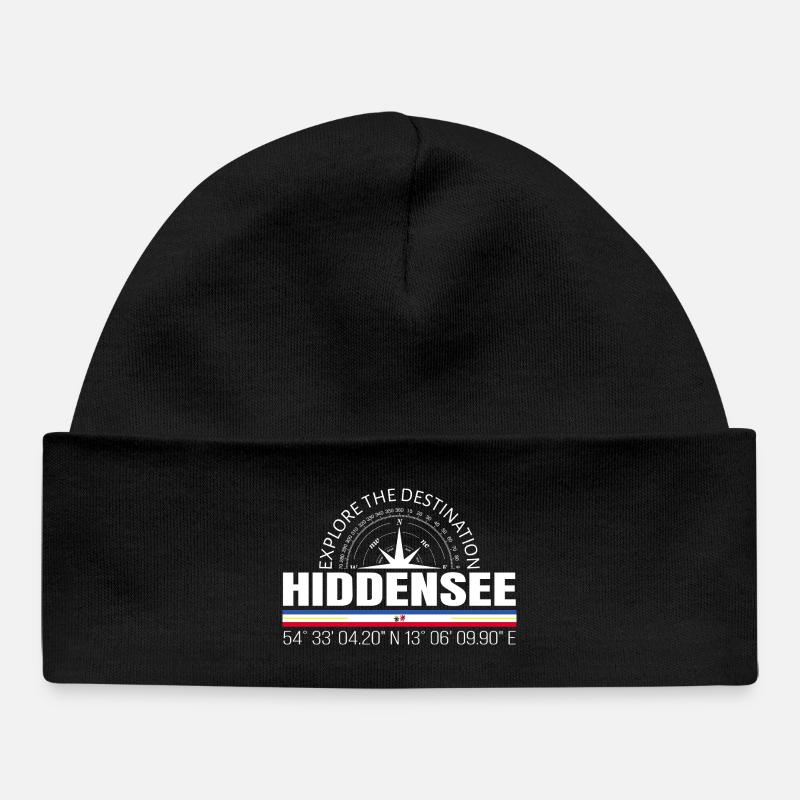 Hiddensee - Baby Organic Mütze - Schwarz