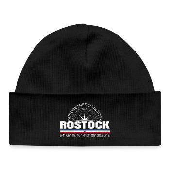 Rostock - Baby Organic Mütze - Schwarz - Vorne