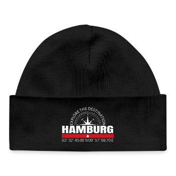 Hambourg - Bonnet bébé bio - noir - Devant