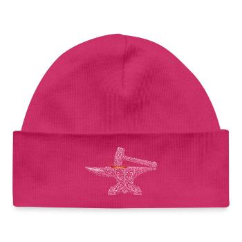 blacksmith - Baby Organic Beanie - hot pink - Front