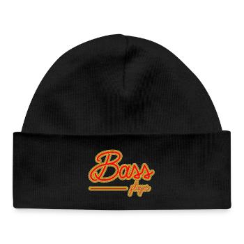 Bassiste - Bonnet bébé bio - noir - Devant