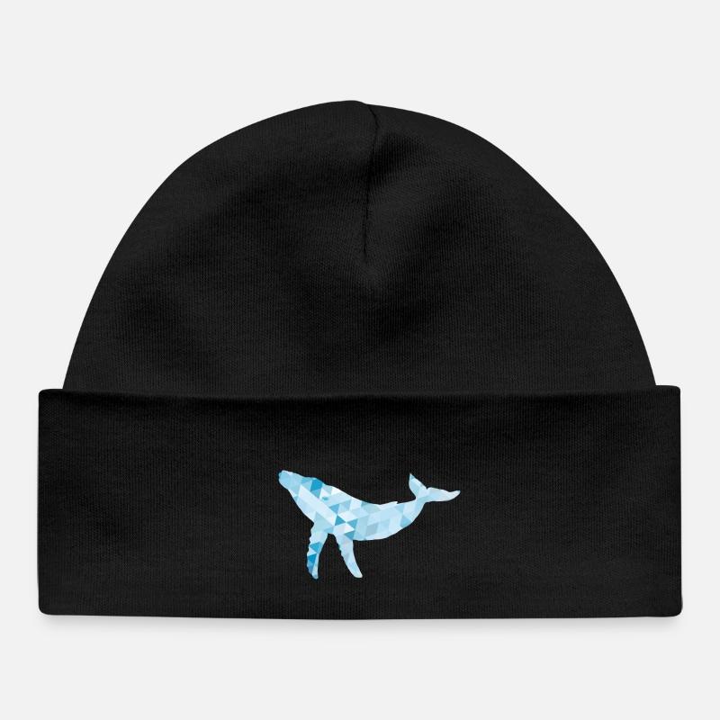 Humpback - Baby Organic Beanie - black