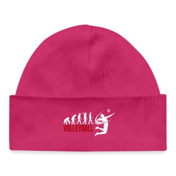 Evolution Volleyball - Baby Organic Mütze - hot Pink - Vorne