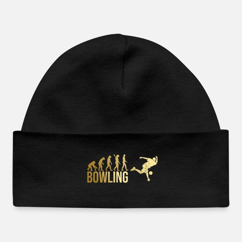 Evolution Bowling - Baby Organic Mütze - Schwarz