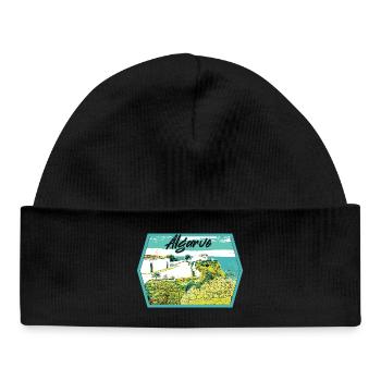 Algarve, Notre Dame da Rocha, Porches - Bonnet bébé bio - noir - Devant
