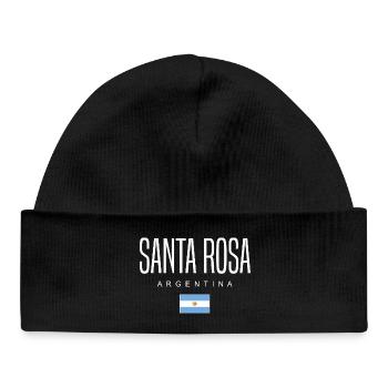 Santa Rosa Argentina Argentinian - Baby Organic Beanie - black - Front