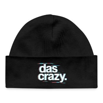 The Crazy Youth Language Insider Mème Cool Crazy - Bonnet bébé bio - noir - Devant