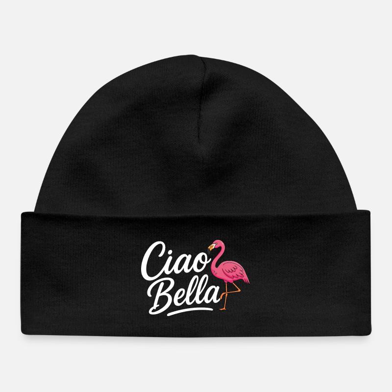 Ciao Bella - Bonnet bébé bio - noir