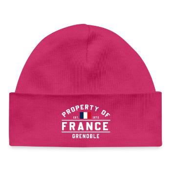Immobilier France Grenoble - Bonnet bébé bio - hot pink - Devant