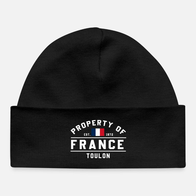 Immobilier français Toulon - Bonnet bébé bio - noir