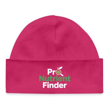 Diététiste certifiée en nutrition - Bonnet bébé bio - hot pink - Devant