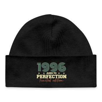 1996 - Baby Organic Beanie - black - Front