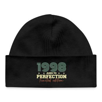 1998 - Baby Organic Beanie - black - Front