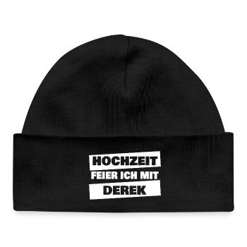 JGA Derek - Baby Organic Mütze - Schwarz - Vorne