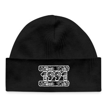 1991 1991 - Baby Organic Beanie - black - Front
