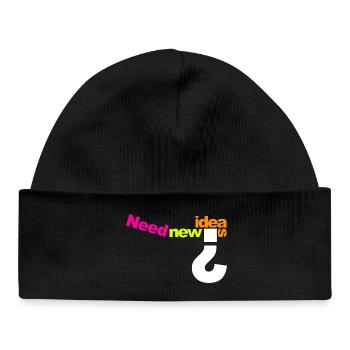 Need New Ideas Color Burst - Baby Organic Mütze - Schwarz - Vorne