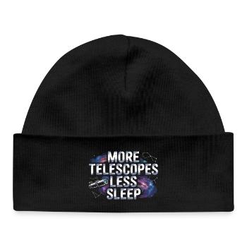 Astronomer Galaxy Outerspace Universe Astronomy - Baby Organic Beanie - black - Front