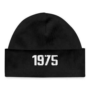Legendary Since 1975 Vintage 1975 Retro 1975 - Baby Organic Beanie - black - Front