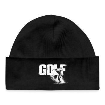 Golf Shirt Golf Mode Activated Golfer Gift - Baby Organic Mütze - Schwarz - Vorne