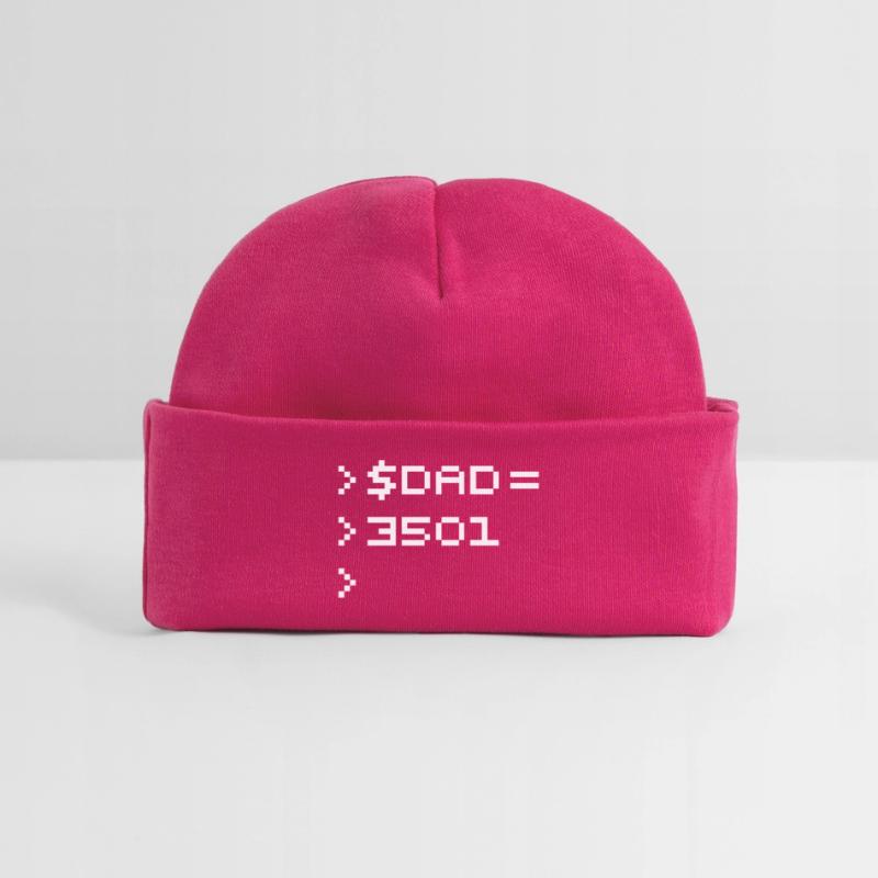 DAD Terminal de Pixels Nerd Code 8-Bits Rétro Bonnet bébé bio