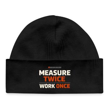 Blue Collar Lifestyle Blue Collar Pride Working - Baby Organic Mütze - Schwarz - Vorne