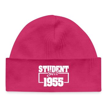 1955 - Baby Organic Beanie - hot pink - Front