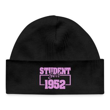 Student Self 1952 Vintage Print - Bonnet bébé bio - noir - Devant