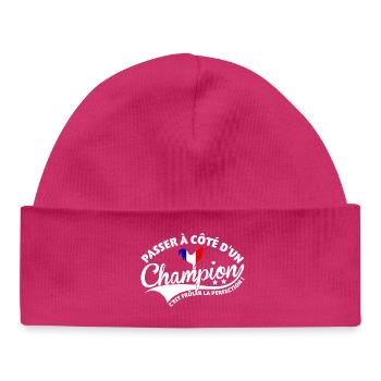 Champion Perfection - Bonnet bébé bio - hot pink - Devant