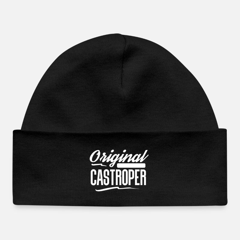 Castrop Rauxel - Baby Organic Mütze - Schwarz