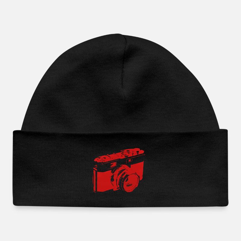 photographe - Bonnet bébé bio - noir
