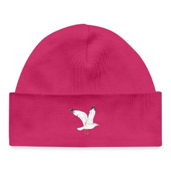 fliegende moewe vogel - Baby Organic Mütze - hot Pink - Vorne