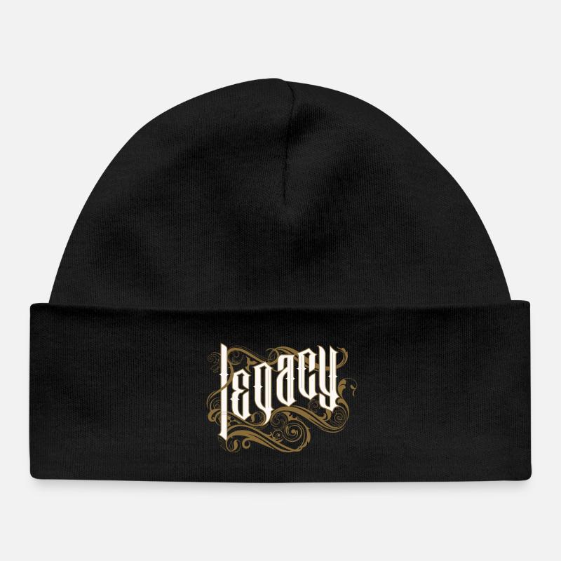 Legacy - Bonnet bébé bio - noir