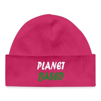 Planet based vegan - Baby Organic Mütze - hot Pink - Vorne