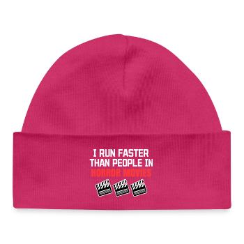 Movies Streaming Statement Theater Filme Kino - Baby Organic Mütze - hot Pink - Vorne