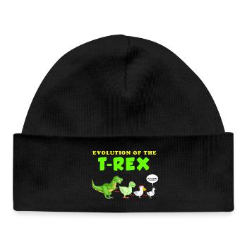 dinosaure - Bonnet bébé bio - noir - Devant