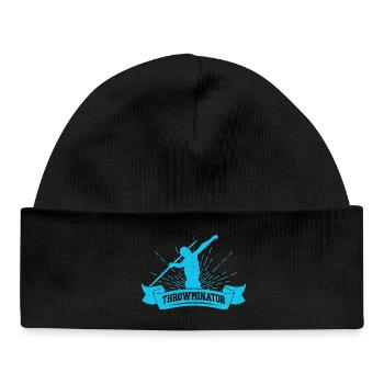 Athlètes d'athlétisme Throwminator Athletic - Bonnet bébé bio - noir - Devant