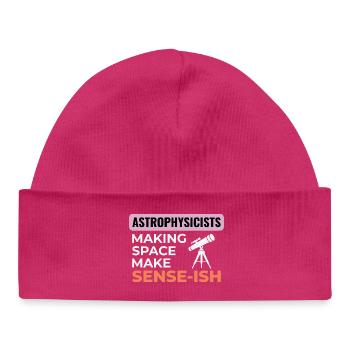 Science de l’espace Humour Design - Bonnet bébé bio - hot pink - Devant