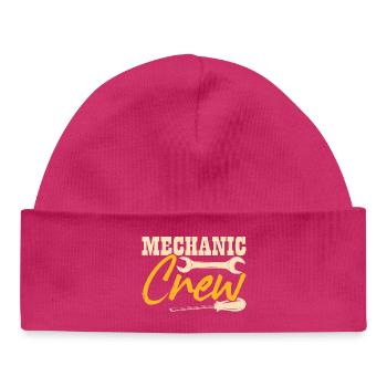 Mécanicien automobile Mécatronicien Technicien Tournevis Cadeau - Bonnet bébé bio - hot pink - Devant