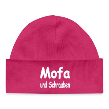 Moped - Baby Organic Beanie - hot pink - Front