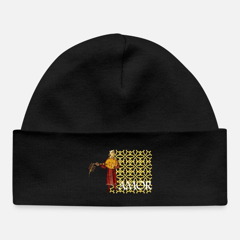 Amor - Bonnet bébé bio - noir