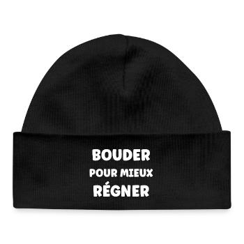 Sulking to better reign - Baby Organic Beanie - black - Front