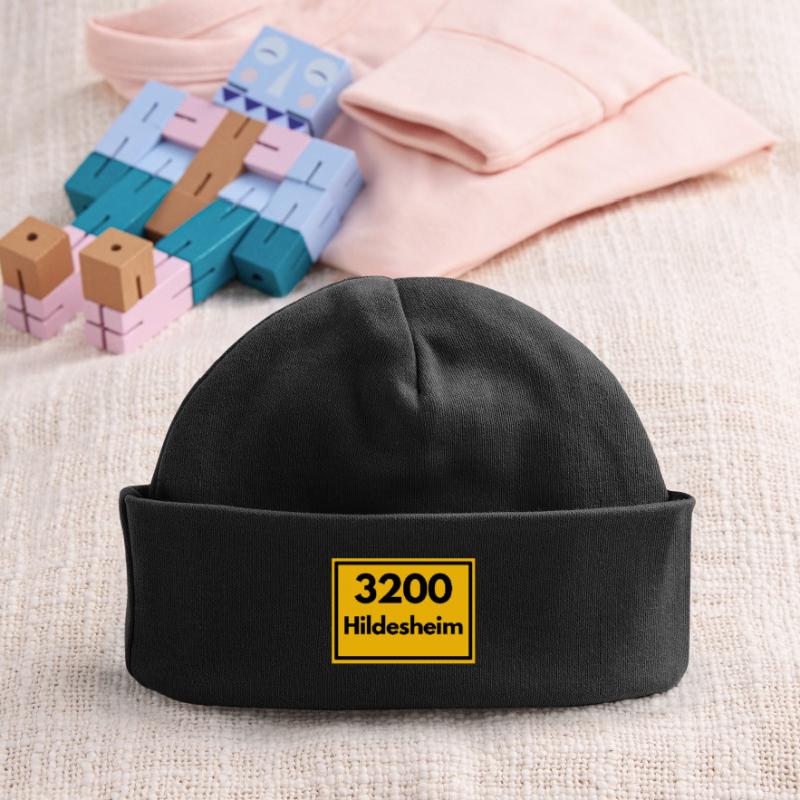 OLD POSTCODE POSTCODE RETRO 3200 HILDESHEIM DOM Baby Organic Beanie