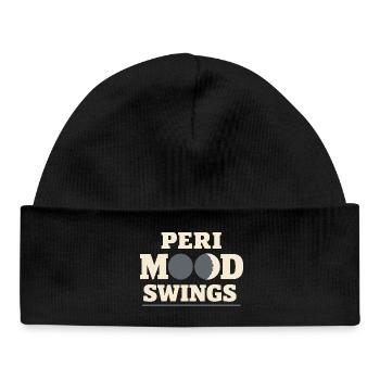 Perimenopause Humor Perimenopause - Baby Organic Mütze - Schwarz - Vorne