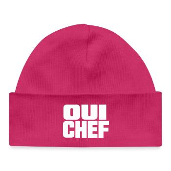 Qui Chef - Baby Organic Beanie - hot pink - Front