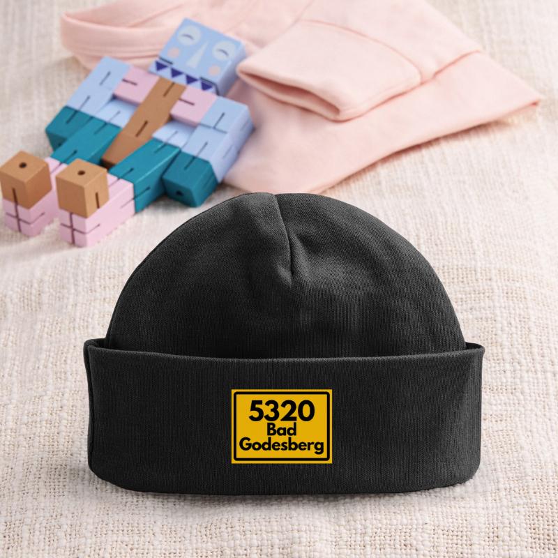 OLD POSTCODE POSTCODE RETRO 5320 Bad Godesberg NRW Baby Organic Beanie